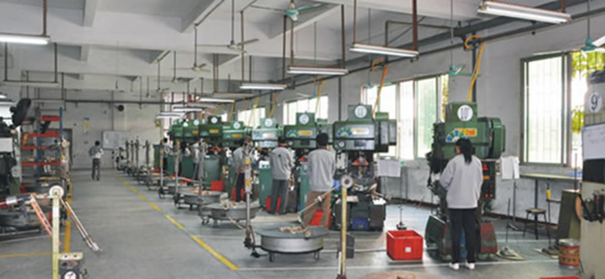 High speed stamping workshop